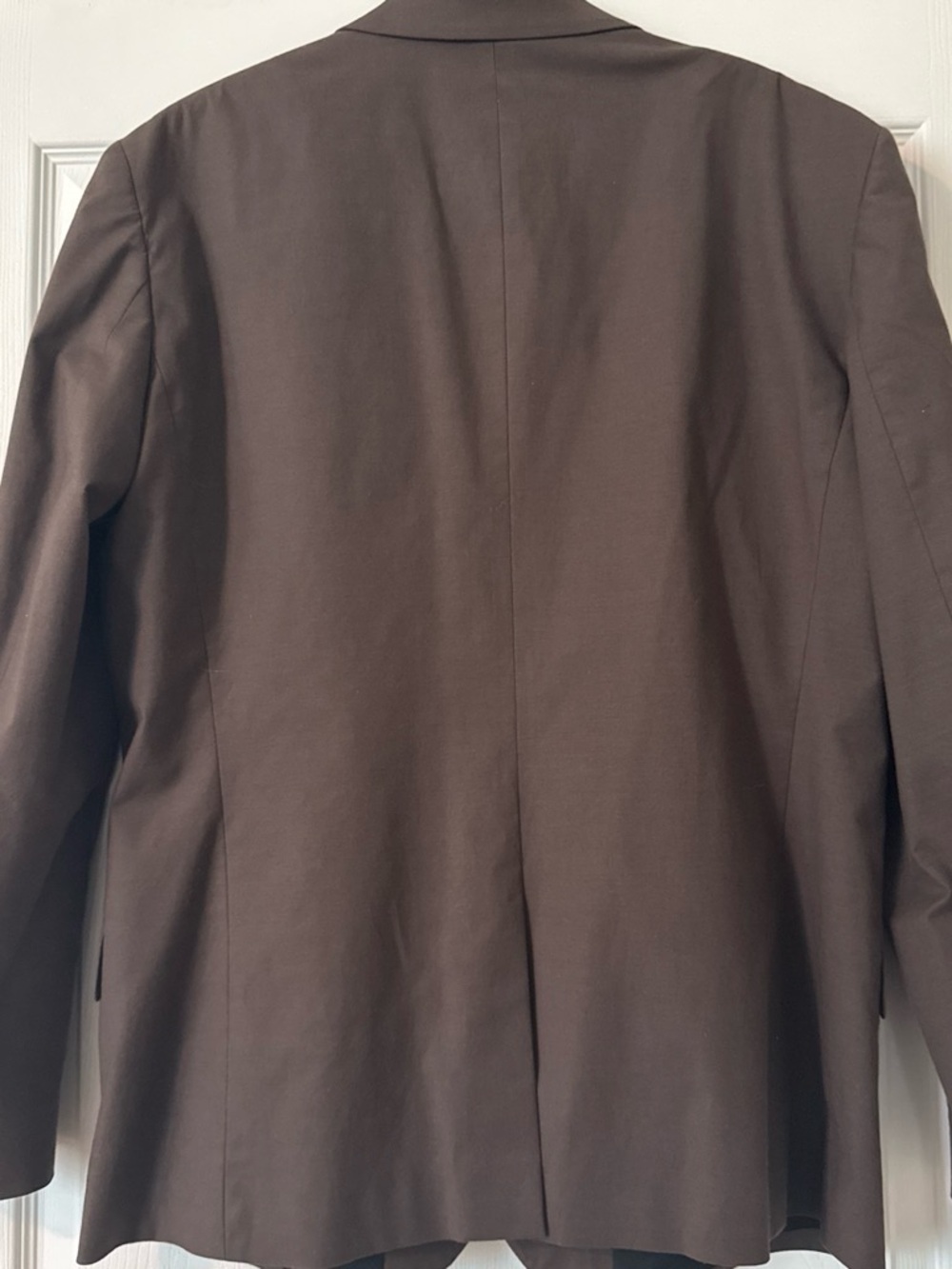 Express Men’s Slim-Fit Brown Blazer – Size 44R - Picture 5 of 6